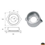 Accessori carburante e vano motore  Anodo per motori Bukh articolo Polipodio BU001