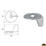 Accessori carburante e vano motore  Anodo per motori Honda articolo Polipodio HN006AL