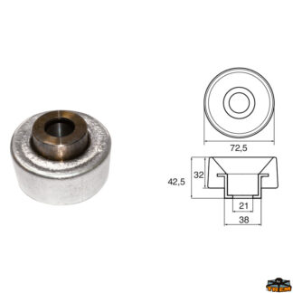 Accessori carburante e vano motore Anodo per motori Honda articolo Polipodio HN012