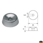 Accessori carburante e vano motore  Anodo per motori Honda articolo Polipodio HN002AL