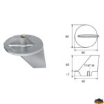 Accessori carburante e vano motore  Anodo per motori Mercury-Mercruiser articolo Polipodio ME001