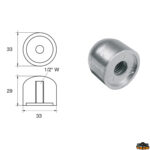 Accessori carburante e vano motore  Anodo per motori Mercury-Mercruiser articolo Polipodio ME010