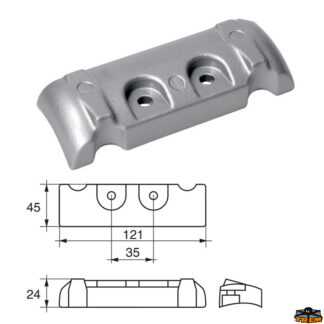 Accessori carburante e vano motore Anodo per motori Mercury-Mercruiser articolo Polipodio ME037