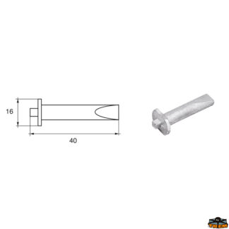 Accessori carburante e vano motore Anodo per motori Mercury-Mercruiser articolo Polipodio ME039