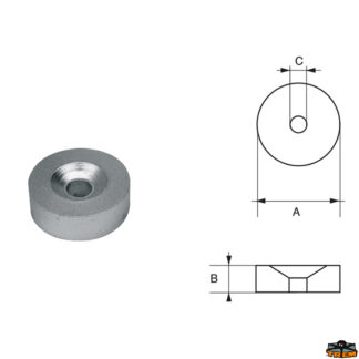 Accessori carburante e vano motore Anodo per motori Tohatsu-Nissan articolo Polipodio TH001