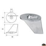 Accessori carburante e vano motore  Anodo per motori Tohatsu-Nissan articolo Polipodio TH004