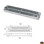 Accessori carburante e vano motore  Anodo per motori Tohatsu-Nissan articolo Polipodio TH007AL