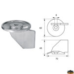 Accessori carburante e vano motore  Anodo per motori Suzuki articolo Polipodio SU002