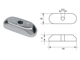 Accessori carburante e vano motore  Anodo per motori Suzuki articolo Polipodio SU012A