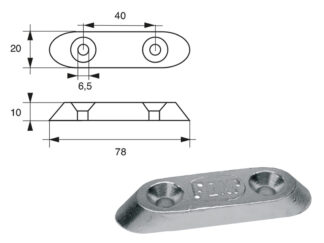 Accessori carburante e vano motore  Anodo per motori Suzuki articolo Polipodio SU005