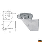 Accessori carburante e vano motore  Anodo per motori Suzuki articolo Polipodio SU006