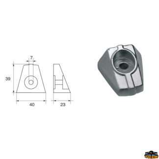 Accessori carburante e vano motore Anodo per motori Suzuki articolo Polipodio SU008