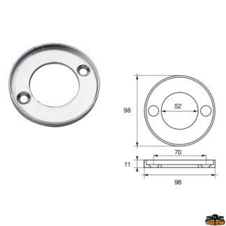 Accessori carburante e vano motore Anodo per motori Volvo-Penta articolo Polipodio VP001