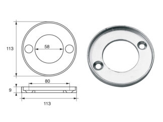 Accessori carburante e vano motore  Anodo per motori Volvo-Penta articolo Polipodio VP003AL