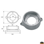 Accessori carburante e vano motore  Anodo per motori Volvo-Penta articolo Polipodio VP005