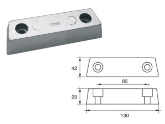 Accessori carburante e vano motore  Anodo per motori Volvo-Penta articolo Polipodio VP008AL