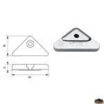 Accessori carburante e vano motore  Anodo per motori Volvo-Penta articolo Polipodio VP012AL