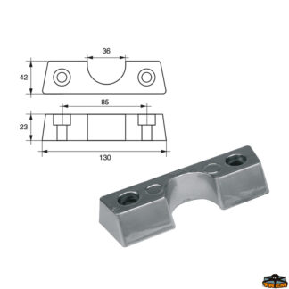 Accessori carburante e vano motore Anodo per motori Volvo-Penta articolo Polipodio VP014