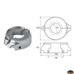 Accessori carburante e vano motore  Anodo per motori Volvo-Penta articolo Polipodio VP024AL