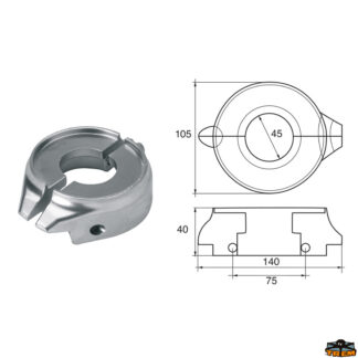 Accessori carburante e vano motore Anodo per motori Volvo-Penta articolo Polipodio VP024