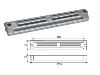 Accessori carburante e vano motore  Anodo per motori Yamaha-Mariner articolo Polipodio YA007