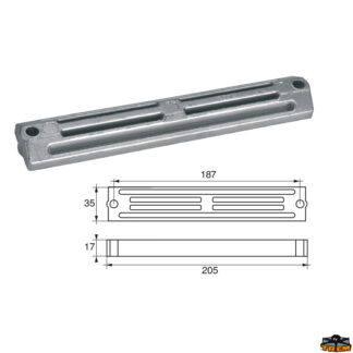 Accessori carburante e vano motore Anodo per motori Yamaha-Mariner articolo Polipodio YA007