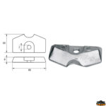 Accessori carburante e vano motore  Anodo per motori Yamaha-Mariner articolo Polipodio YA017