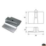 Accessori carburante e vano motore  Anodo per motori Yamaha-Mariner articolo Polipodio YA032