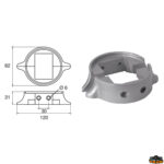 Accessori carburante e vano motore  Anodo per motori Lombardini modello Original Code: 9135033