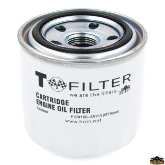 Accessori carburante e vano motore T-Filter Filtro olio Yanmar OEM 129150-35153