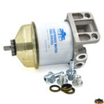 Accessori carburante e vano motore T-Filter Filtro gasolio tipo CAV-296 con spurgo ampolla in plastica