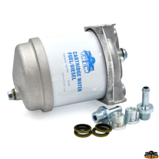 Accessori carburante e vano motore T-Filter Filtro gasolio tipo CAV-296 con spurgo ampolla in alluminio