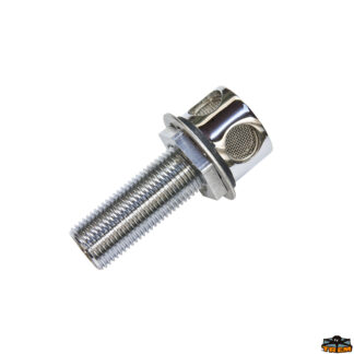 Accessori carburante e vano motore  Sfiati carburante in ottone cromato altezza 44 mm