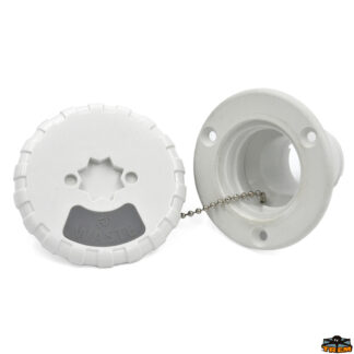Accessori carburante e vano motore Tappo imbarco Galaxy bianco ral 9003 modello acqua