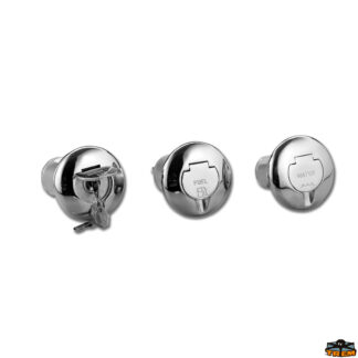 Accessori carburante e vano motore  Tappo imbarco in aisi 316 microfuso e lucidato a specchio modello diesel