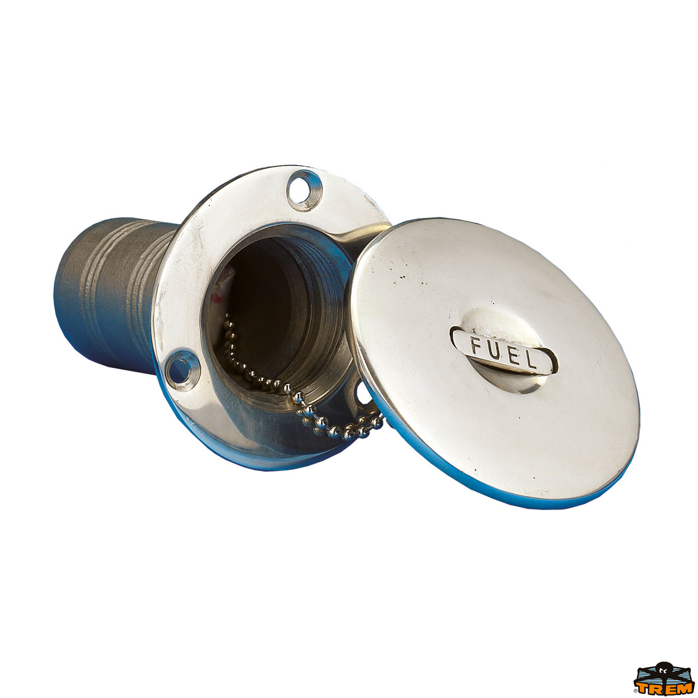 Accessori carburante e vano motore Tappo imbarco in aisi 316 microfuso e lucidato a specchio modello fuel A 50 mm