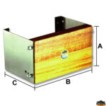 Supporti motore e prolunghe accellerazione  Supporto motore per fissaggio a parete per motori fino a 12hp