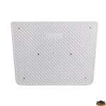 Supporti motore e prolunghe accellerazione  Piastra proteggi poppa plastica zigrinata colore bianco dimensioni 450x360 mm