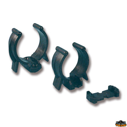Mezzi marinai remi raffi  Clips fermaoggetti in nylon nero diametro 27/35 mm