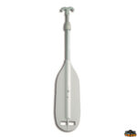 Mezzi marinai remi raffi  Pagaie con pala in abs bianco e gancio d’accosto in nylon terminale lunghezza 80-114 cm