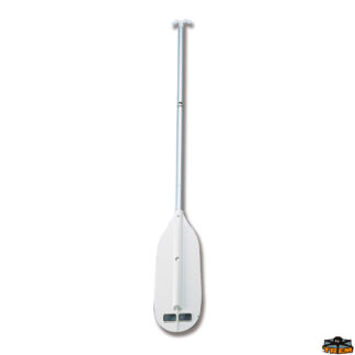 Mezzi marinai remi raffi  Pagaie con pala in abs bianco e gancio d’accosto in nylon terminale lunghezza 150 cm