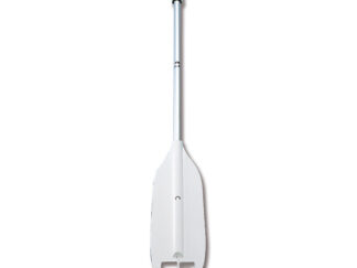 Mezzi marinai remi raffi  Pagaie con pala in abs bianco e gancio d’accosto in nylon terminale lunghezza 120-200 cm