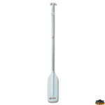 Mezzi marinai remi raffi  Pagaie con pala in abs bianco e gancio d’accosto in nylon terminale lunghezza 125-190 cm
