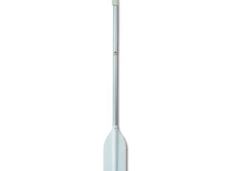 Mezzi marinai remi raffi  Pagaie con pala in abs bianco e gancio d’accosto in nylon terminale lunghezza 125-190 cm