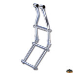 Scale passerelle plancette gruette rollbar  Scaletta per plancette 3 gradini aisi 316