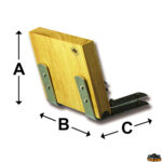 Scale passerelle plancette gruette rollbar  Portamotore per plancette