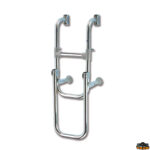 Scale passerelle plancette gruette rollbar  Scaletta pieghevole per specchio di poppa 3 gradini