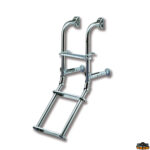 Scale passerelle plancette gruette rollbar  Scaletta pieghevole per specchio di poppa 4 gradini