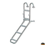 Scale passerelle plancette gruette rollbar  Scaletta pieghevole per specchio di poppa 5 gradini