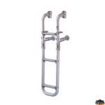 Scale passerelle plancette gruette rollbar  Scaletta pieghevole per specchio di poppa 3 gradini
